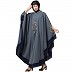Embroidery Irani Kaftan with contrast border-Grey